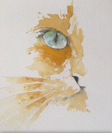 Watercolor Cats, Watercolor Paintings For Beginners, Watercolour Inspiration, Diy Watercolor Painting, Watercolor Paintings Easy, Watercolor Painting Techniques, Watercolor Flower Art, Watercolor Cat, Watercolor Paintings Tutorials