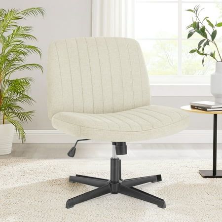 Desk Chair No Wheels, Cross Sans, Vanity Bedroom, Grey Office, Drafting Chair, Cross Legged, Vanity Chair, Swivel Office Chair, Office Desk Chair