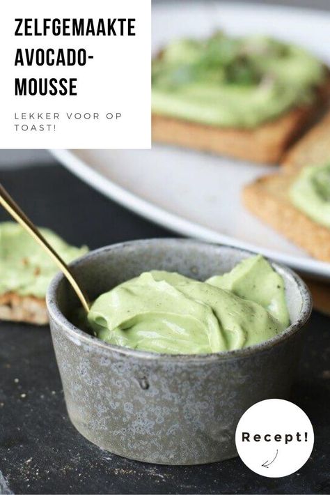 Avocado Mouse, Paas Brunch, Avocado Creme, Avocado Spread, Avocado Mousse, Avocado Crema, Lunch Inspiration, Avocado Hummus, Avocado Cream