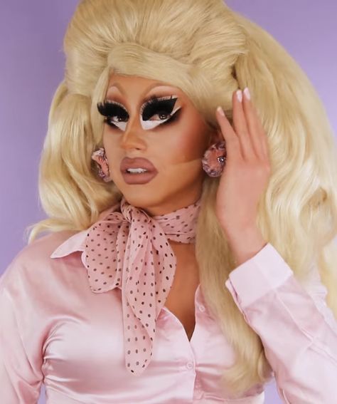 Trixie Mattel Inspired Outfits, Trixie Mattel Looks, Trixie Mattel Photoshoot, Trixie Mattel Costume, Trixie Mattel Outfit, Trixie Mattel Pfp, Trixie Mattel Fanart, Trixie Mattel Makeup, Drag Queen Aesthetic