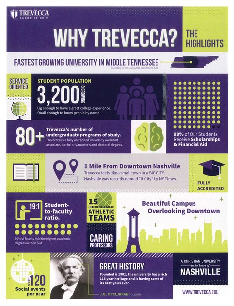 Trevecca Infographic University Infographic, Newspaper Infographic, Population Infographic, College Viewbook, Infographic Flyer, Stats Infographic, Grid Design Layout, Marketing Plan Infographic, Course Poster