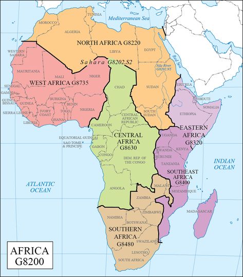 Africa Continent Map, Russia Map, Africa Continent, African American History Facts, Map Of Africa, Teaching Geography, Geography Map, African Map, Geography Lessons