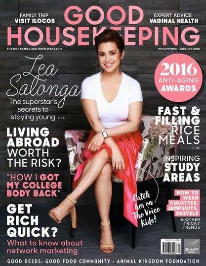 Good Housekeeping Magazine, Lea Salonga, House Keeping, Stay Young, Good House, Good Housekeeping, Good Deeds, House And Home Magazine, Vintage Advertisements