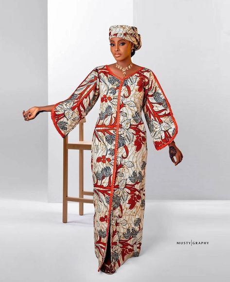 Modern Ankara Dress Styles, Atampa Styles, Unique Kaftan Designs, Hausa Ankara Gown Styles, Free Gown, Latest Ankara Long Gown Styles, Long Gown Styles, Kitenge Fashion, Ankara Long Gown