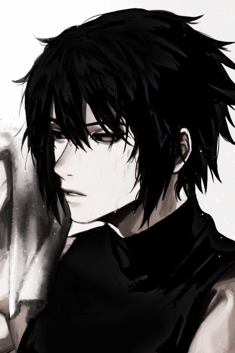 Cute Male Oc Art, Pfp Guy, Oc Art Male, Emo Boy Drawing, Emo Boy Art, Anime Sasuke, Sasuke Uchiha Sharingan, Sasuke Uchiha Shippuden, Sasuke Shippuden