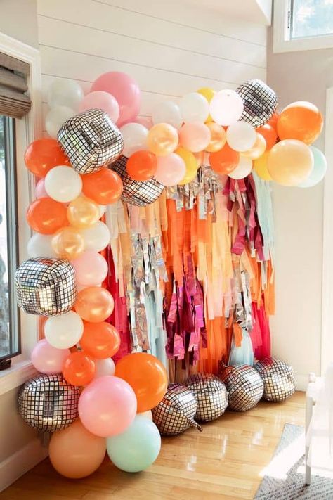 The Big List of 50 Adult Birthday Party Themes - Lady Celebrations 30 Is A Vibe Party, Birthday Party Ideas For Adults Decor, Fun Birthday Party Themes For Adults, 60s Birthday Party Ideas For Men, Birthday Party Color Schemes For Women, Disco Summer Party, 50 Party Themes For Woman, Womens Birthday Themes, Funny Adult Birthday Party Ideas