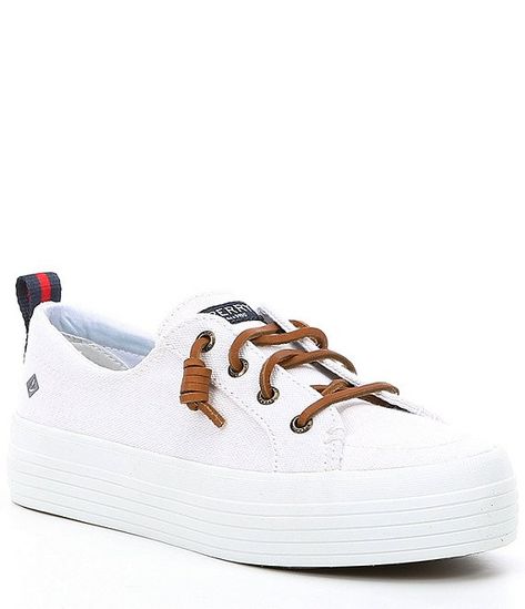 Women's Crest Vibe Triple Platform Sneakers #Sponsored #Vibe, #Paid, #Crest, #Women Platform Sneakers Outfit Summer, Sperry Shoes For Women, Sperrys Women, Sperry Women's, Fashionable Snow Boots, Boating Outfit, Justin Boots, Sperry Sneaker