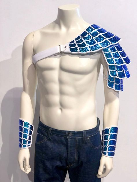 This Mens Costumes item by chromemonarchy has 877 favorites from Etsy shoppers. Ships from San Francisco, CA. Listed on May 17, 2024 Poseidon Armor, Poseidon Costume, Mythology Costumes, Chrome Colors, Futuristic Costume, Recycled Costumes, Mermaid Cosplay, Edc Outfits, Mermaid Halloween