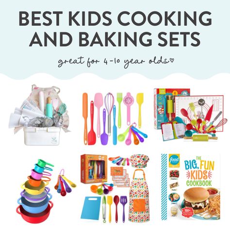 Kids Baking Gift Basket, Kids Cooking Set, Kids Baking Kit, Baking With Toddlers, Baking Gift Set, Kids Baking Set, Baking Basket, Childrens Baking, Kids Cookbook