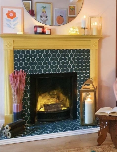 Bright Fireplace, Pretty House, Home Living Room, Fireplace, New Homes, Home And Living, Living Room, Home Decor, Home Décor