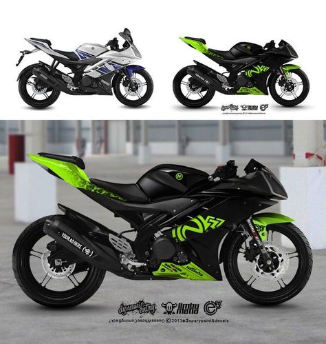 R15 Yamaha Modified, R15 Modified, Yamaha Modified, R15 Bike, Modified Bikes, R15 V2, R15 Yamaha, Bike Painting, Atv Motocross