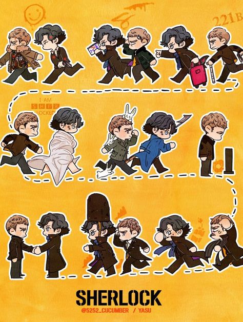 Progression through the seasons Johnlock Fanart, Sherlock Holmes John Watson, Sherlock Art, Sherlock Series, John Russell, Benedict Sherlock, Sherlock Quotes, Sherlock Holmes Bbc, Sherlock 3