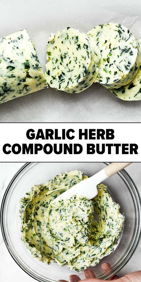 herb compound butter for steak, turkey, bread, etc... Horseradish Compound Butter, Garlic Herb Butter For Turkey, Best Compound Butter For Turkey, Compound Butter For Chicken, Herb Butter For Chicken, Compound Butter Recipes For Turkey, Herbed Butter For Steak, Turkey Compound Butter, Turkey Herb Butter