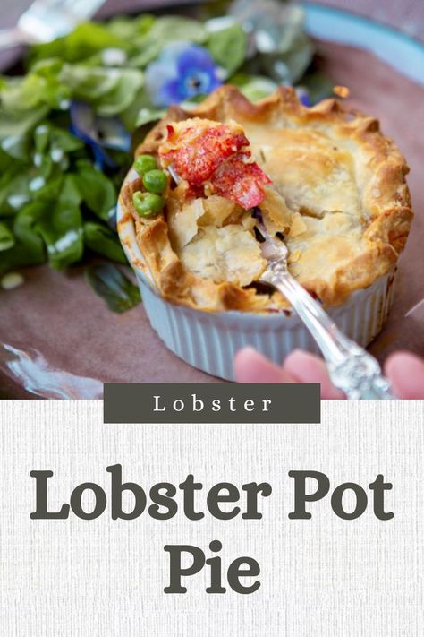 Lobster Pot Pie: A Hearty and Flavorful Recipe with a Tasty Twist Lobster Pot Pie Recipe, Seafood Pie Recipe, Lobster Pot Pie, Fall Pies Recipes, Lobster Pot Pies, Seafood Pot Pie, Healthy Hearty Meals, Short Recipes, Lobster Dishes