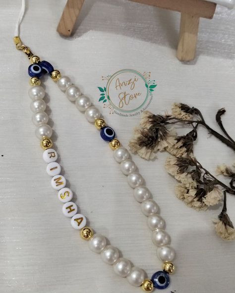 Pearl phone charm with name ❤️ Do order this beautiful charm now ☺️ Name can be customize Cash on delivery available for all over Pakistan #handmadejewelry #handmadewithlove #smallbusiness #karachi #reelsinstagram #supportsmallbusiness #acessorios #aesthetic #aestheticedit #contentcreator #content #karachi #pakistan #pakistanzindabad🇵🇰 #jewelry #igreach #igfashion Pearl Phone Charm, Pakistan Zindabad, Karachi Pakistan, Support Small Business, Phone Charm, Cash On Delivery, Pakistan, Handmade Jewelry, Quick Saves