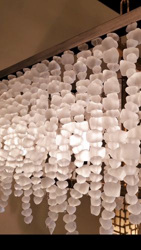 Sea Glass Chandelier, Gold Lighting, White Sea Glass, Hinkley Lighting, White Sea, Linear Chandelier, Outdoor Lanterns, Glass Chandelier, Coastal Homes