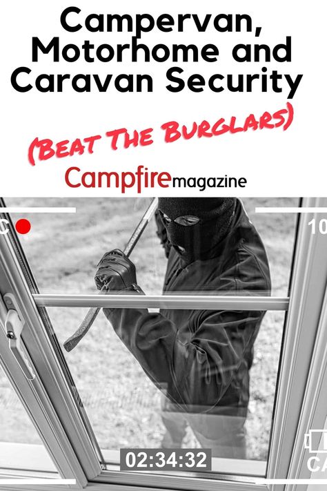 Find all the top tips for keeping your motorhome, caravan and campervan secure. Beat the burglars with these campervan security tips! #campervan #motorhometips Best Van, Camping Tips And Tricks, Sensor Lights, Camping Destinations, Van Build, Cool Vans, Security Tips, Beach Camping, Camping Equipment