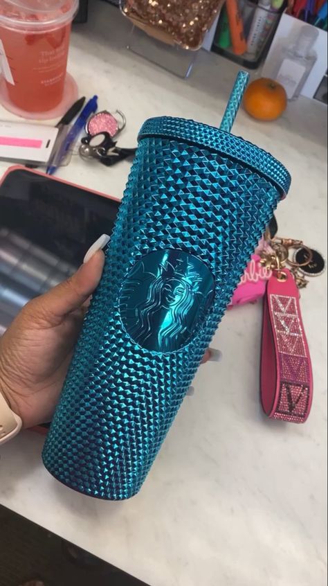 #StarbucksCup #starbucks #collection 🤍 Starbucks Cups Display, Starbucks Cups Grande, Starbucks Acrylic Tumbler, Blue Starbucks Cup, Starbucks Mugs Collection Tumblers, Starbucks Stainless Steel Tumbler, Cold Starbucks Drinks, Custom Starbucks Cup, Rhinestone Projects