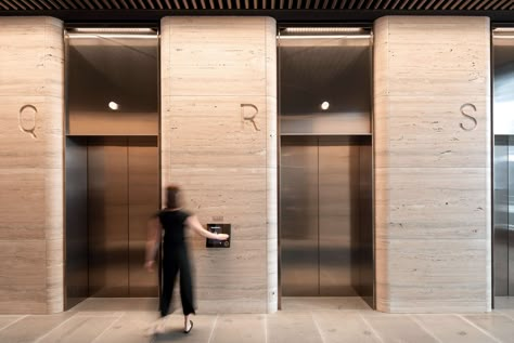 Lift Design Elevator, Lift Signage Design, Office Lift Lobby Design, Lobby Signage Design, Lift Lobby Design Modern, Lift Lobby Signage, Lift Lobby Design Commercial, Lifts Design, Lift Signage