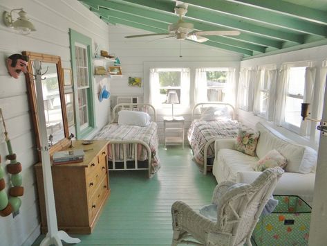 Storybook House, Storybook Homes, Sleeping Porch, Country Cottage Decor, Beach Cottage Decor, Lake Cottage, Beach House Interior, Cottage Interiors, Beach Cottage Style