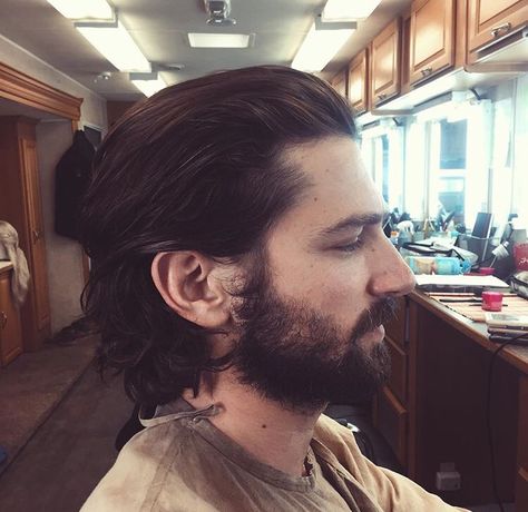 . Long Hair With Beard, Michael Huisman, Michiel Huisman, Long Hair Beard, Mens Hairstyles With Beard, Men's Facial Hair, Mens Facial Hair Styles, Mens Hairstyles Medium, Mens Hairstyles Thick Hair