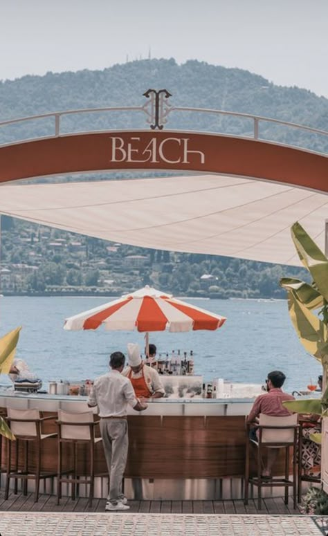 Italian Beach Club Aesthetic, Italian Beach Club, French Riviera Style, Summer Shots, French Beach, Italian Beaches, Spain Aesthetic, Italian Aesthetic, Rose Bay