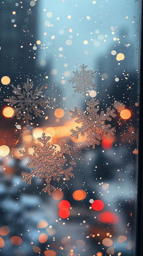 "Winter Wonderland Window: Decorative #snowflakes cling to a #frosty #window as the warm glow of city #lights creates a #festive ambiance. #winter #aiart #aiphoto #stockcake ⬇️ Download and 📝 Prompt 👉 https://stockcake.com/i/winter-wonderland-window_308893_551831" Winter Lights Aesthetic, Winter Window Aesthetic, Winter Vision Board, Winter Through The Window, Winter Wonderland Aesthetic, Snow Through Window, Frosty Window Aesthetic, Snow From Window Aesthetic, Frosty Window