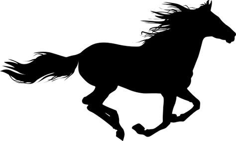 Horse Decals, Running Tattoo, Wild Horses Running, Horse Art Drawing, Bucking Bronco, Warriors Wallpaper, Nz Art, Running Horse, Horse Silhouette