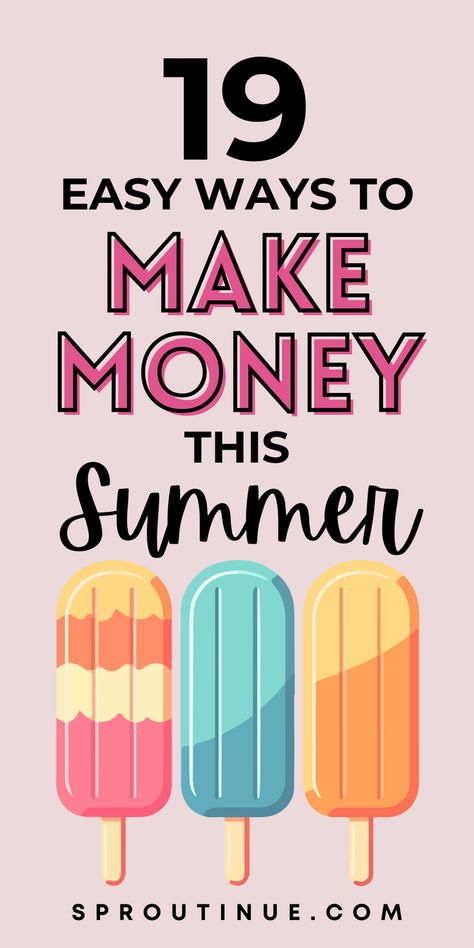 Want to earn extra money while enjoying your summer vacation? You want to read my post about how to make money this summer. Remember to save it for later. How To Make Money In The Summer, Vacation Money, Ways To Make Extra Money, Teen Summer, Earn Extra Cash, The Best Summer, Earn Extra Money, Online Tutoring, Free Activities