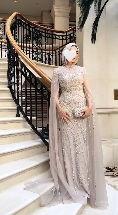 Hijab Date Outfit, Arab Wedding Guest Dress, Halal Prom Dresses, Turkish Wedding Dress Muslim, Engagement Hijab Dress, Hijabi Party Dress, Hijabi Engagement Dress, Hijabi Wedding Guest Outfit, Formal Hijabi Outfits