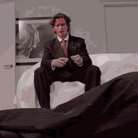 Patrick Bateman Gif Pfp, American Pshyco Fanart, Patrick Bateman Gif, Sigma Gif, Patrick Bateman Icon, Christian Bale Gif, Batman Pfp, Bret Easton Ellis, Arab Scarf