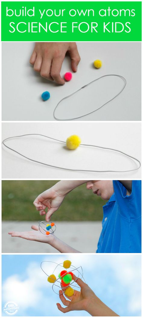 Build DIY Atoms! Awesome STEM activity for kids. Love the hands-on visual. Atom Activities, Atom Model, Science Camp, 6th Grade Science, Kids Science, Science Projects For Kids, Easy Build, Science Activities For Kids, Cool Science Experiments