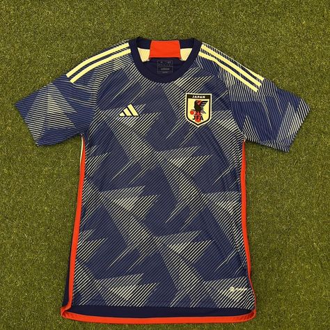 Adidas Japan 22/23 World Cup jersey
   #addias #soccer #worldcup Japan World Cup Jersey 2022, Camisa Time, Japan Jersey, Japan World Cup, Adidas Japan, World Cup Jerseys, Team Badge, Japan Home, Soccer Boots