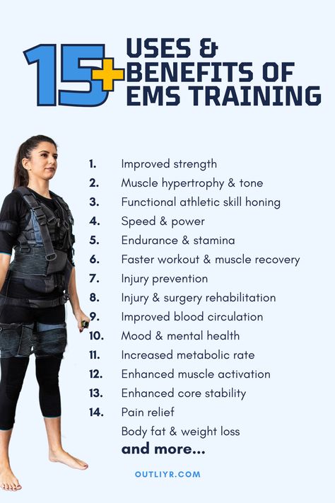 Is electro-muscle stimulation (EMS) training right for you?
Whether you’re traveling, sustained an injury, live at an age where you cannot afford an injury, looking for a leg up on your competition, or just want to enjoy a thorough “2-hour full-body workout in 20 minutes”, Electrical Muscle Stimulation may be your answer. Muscle Stimulator Before And After, Emt Workouts, Ems Workout, Oils For Congestion, Essential Oils For Congestion, Electrical Muscle Stimulation, Ems Training, Electric Muscle Stimulator, Movement Fitness