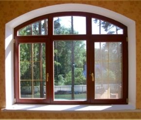 Eyebrow Windows Exterior, Staircase Window, Teak Wood Furniture, Energy Efficient Windows, Hall Interior Design, Hall Interior, Garage Conversion, Wooden Windows, Wood Windows