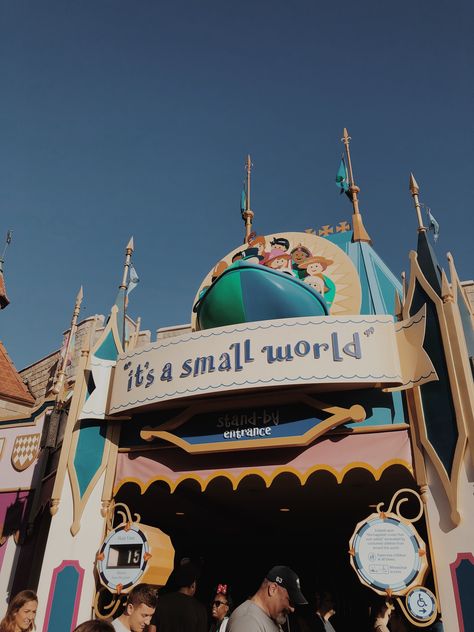 It’s A Small World Its A Small World Tattoos, Its A Small World Disney World, Small World Aesthetic, Its A Small World, It’s A Small World, World Aesthetic, Florida Adventures, Disney 2024, Disney World Magic Kingdom