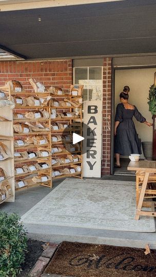 Porch Pop Up Bakery, Microbakery Design, Microbakery Porch Pickup, Micro Bakery Porch Pickup, Porch Pick Up Bakery, Porch Bakery, Sourdough Microbakery, Framers Market, Bread Stand