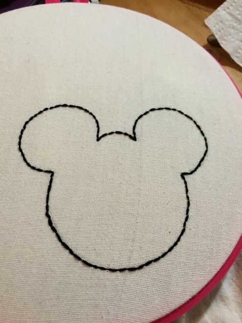 More Mickey Mouse. Mickey Mouse Embroidery Designs, Embroidery Mickey Mouse, Mickey Embroidery, Mickey Mouse Embroidery, Mouse Embroidery, Xmas 2024, Mini Mouse, Running Stitch, Grad Gifts