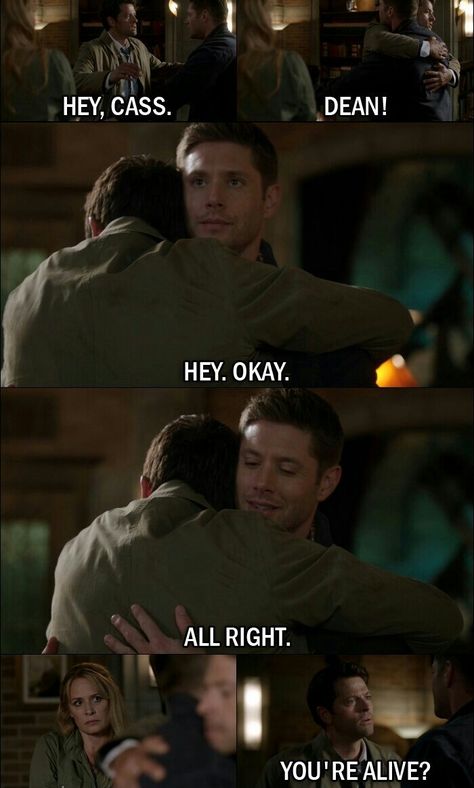 DEAN AND CASTIEL Cass X Dean, Demon Dean X Castiel, Dean Winchester And Castiel, Dean X Castiel, Best Supernatural Quotes, Impala 67, Mary Winchester, Supernatural Bloopers, Spn Memes