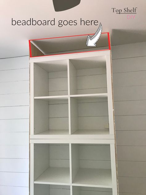 Kallax The Great: 8 Feet of Floor to Ceiling Storage for Less Than $200 - Top Shelf DIY Ikea Kallax Closet Ideas, Kallax Pantry Hack, Kallax Pantry, Floor To Ceiling Storage, Cubby Bins, Floor To Ceiling Bookshelves, Kallax Hack, Ceiling Shelves, Ikea Kallax Hack