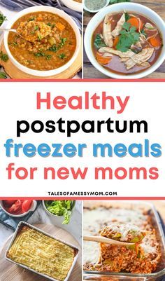 Healthy postpartum freezer meals for new moms to make before baby. Healthy freezer meal ideas to ease postpartum recovery. Nesting Freezer Meals, Meal Prep Ideas For Postpartum, Meals To Prep For Postpartum, Freezer Meal Ideas For New Moms, Soup Freezer Meals Make Ahead, Make Ahead Meals For Postpartum, Freezer Recipes For New Moms, Freezer Meal Soup Recipes, Paleo Freezer Meals For New Moms