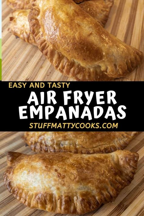 Airfryer Empanadas, Chicken Empanadas Recipe Easy, Snack Airfryer, Empanadas Chicken, Air Fryer Empanadas, Homemade Empanadas, Easy Empanadas Recipe, Beef Empanadas Recipe, Butternut Recipes