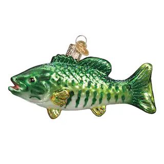 ChristmasCrossing - Etsy Christmas Fish, Old World Christmas Ornaments, Fish Ornaments, Smallmouth Bass, Largemouth Bass, Ornament Hooks, Holiday Store, Old World Christmas, Christmas Store