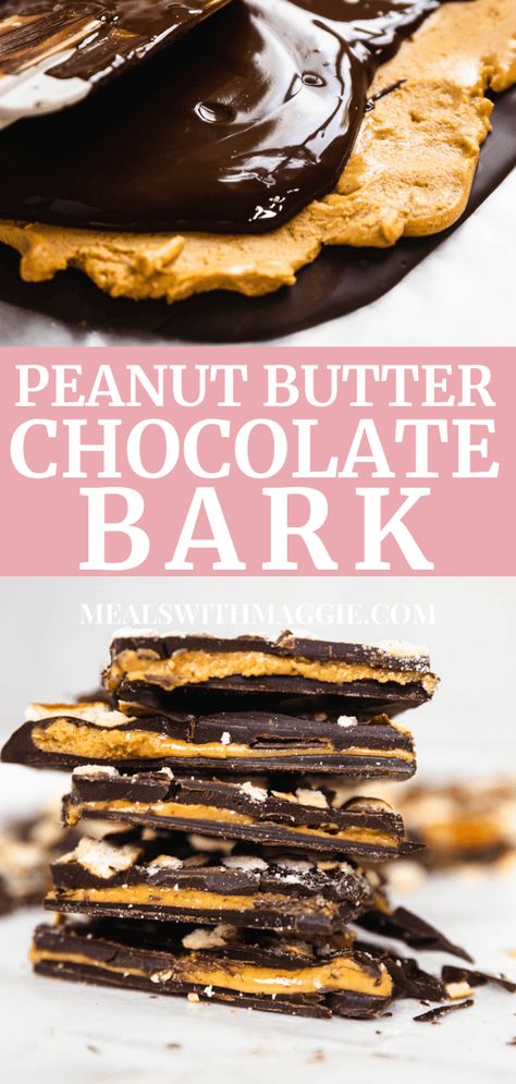 Halloween Pretzel Bark, Dark Chocolate Peanut Butter Bark, Chocolate Bark Ideas, Peanut Butter Bark Recipes, Buckeye Bark, Choc Bark, Peanut Butter Chocolate Bark, Chocolate Bark Recipes, Bark Recipes Easy