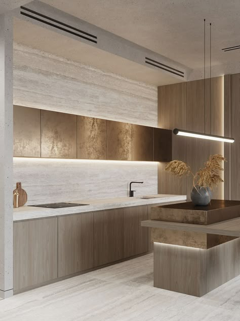 Beautiful Kitchen Designs, 아파트 인테리어, Gold Kitchen, Luxe Interiors, Kitchen Room Design, Kitchen Furniture Design, Design Room, Kitchen Inspiration Design, Interior Kitchen