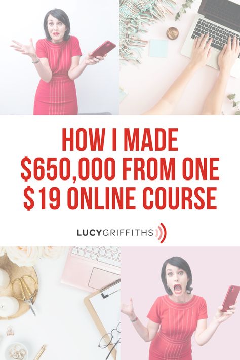 Online Course Ideas, Making Money On Etsy, Create A Course, Lucy Griffiths, Wfh Jobs, Business Blueprint, Business Talk, Wfh Job, Digital Course