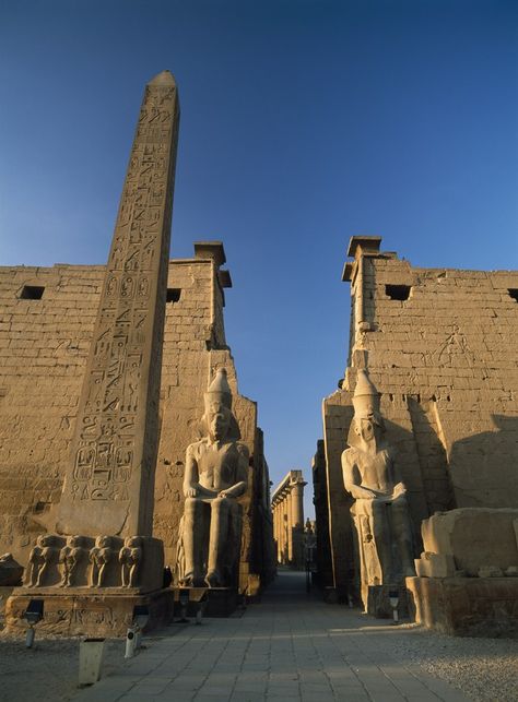 These ancient structures have been used for worship for thousands of years | archdigest.com Ancient Egyptian Temple, Anunnaki Aliens, Ancient Egyptian Architecture, Egyptian Temple, Amenhotep Iii, Ancient Egypt History, Luxor Temple, Karnak Temple, Luxor Egypt