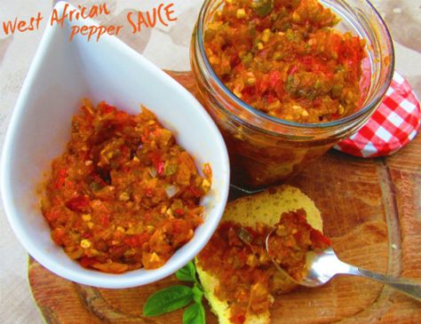 West African Pepper Sauce Recipe - Food.com African Pepper Sauce Recipe, African Pepper Sauce, Africa Recipes, African Chicken, Historical Food, African Recipes Nigerian Food, Pepper Sauce Recipe, Africa Food, Spice Mix Recipes