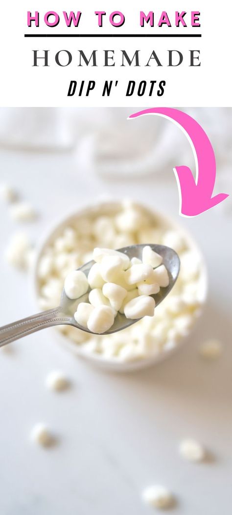 Dip N Dots Homemade, Dipping Dots Recipe, How To Make Dipping Dots, Diy Dip N Dots, Dipping Dots, How To Make Dip And Dots, Diy Dip In Dots, Dip And Dots Recipe, Homemade Dip N Dots