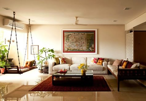 Indian Style Living Room, Indian Living Room Design, Indian Interior Design, Indian Room, Indian Living Room, Interior Design Minimalist, Indian Living Rooms, Indian Interiors, Indian Home Interior